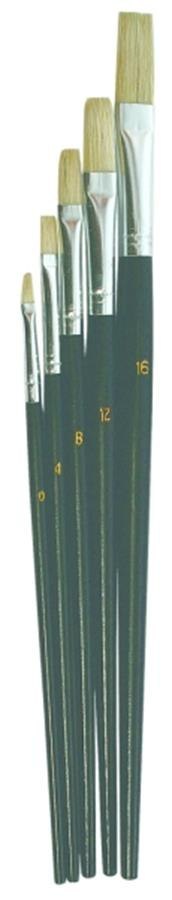 BRUSH FLAT SZCZECINA NR0-16 PBH PACK 5 PCS